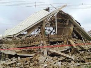 Three-storey building collapses in Enugu