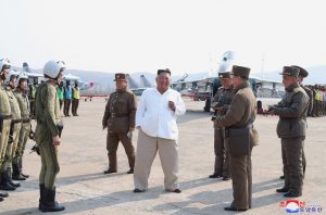 An undated picture released by North Korea’s official Korean Central News Agency on Sunday showed Kim Jong-un inspecting a military plane group.Credit…Korean Central News Agency, via Agence France-Presse — Getty Images