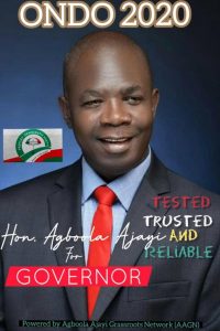 Ondo State Deputy Governor Mr Agboola Ajayi