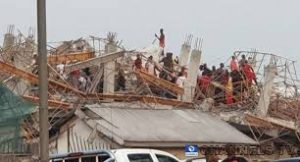 1 dead,14 rescued, 25 trapped in Imo collapsed building
