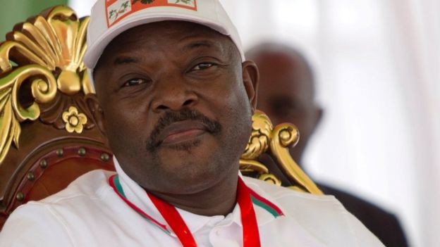 Burundian President Pierre Nkurunziza