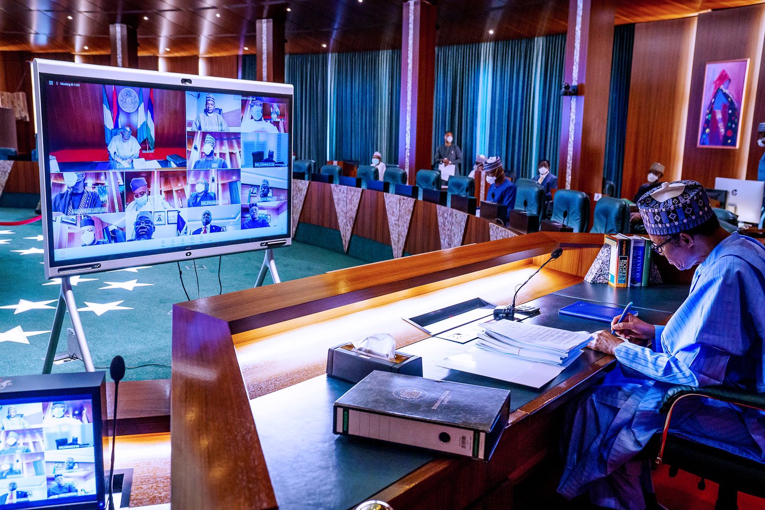 Buhari presides over third virtual FEC meeting