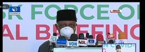 Minister of Health Dr Osagie Ehanire