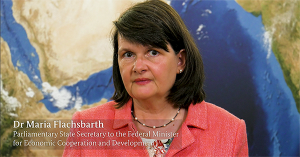 Maria Flachsbarth, Parliamentary State Secretary at the German Federal Ministry for Economic Cooperation and Development (BMZ)