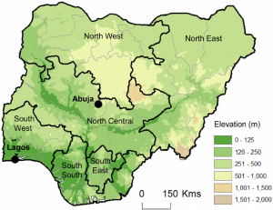 Map-of-Nigeria-and-its-geopolitical-zones-North-Central-Benue-FCT-Kogi-Kwara