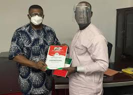 Obaseki obtains PDP nomination forms, to be screened today