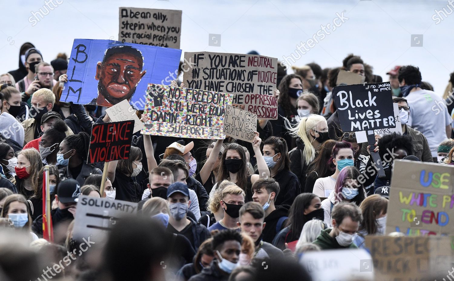 America Protests Global , Cologne, Germany – 06 Jun 2020