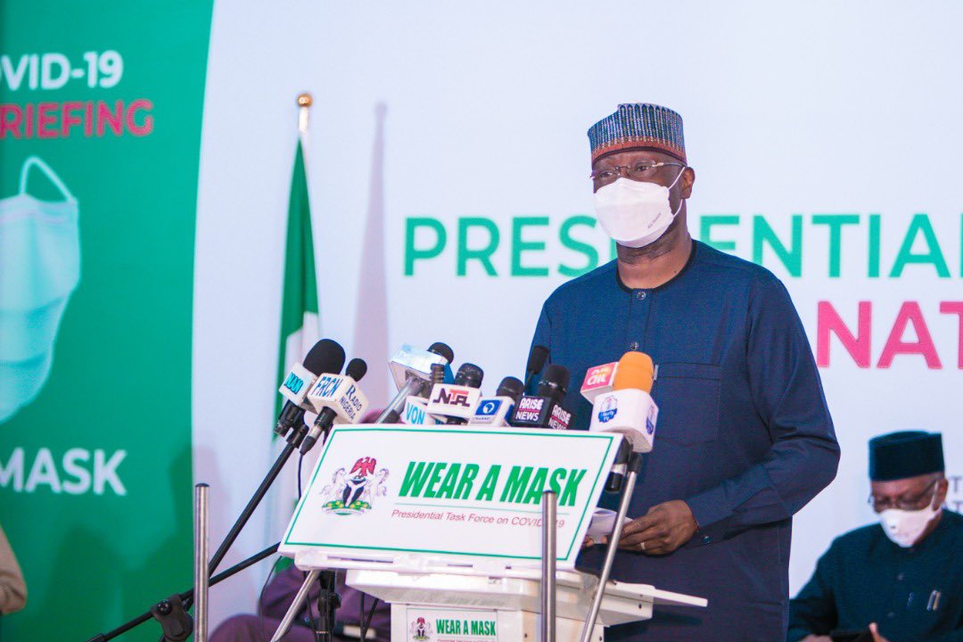 Boss Mustapha, COVID-19 PTF Chairman