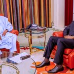 President Muhammadu Buhari with ex-President Goodluck Jonathan