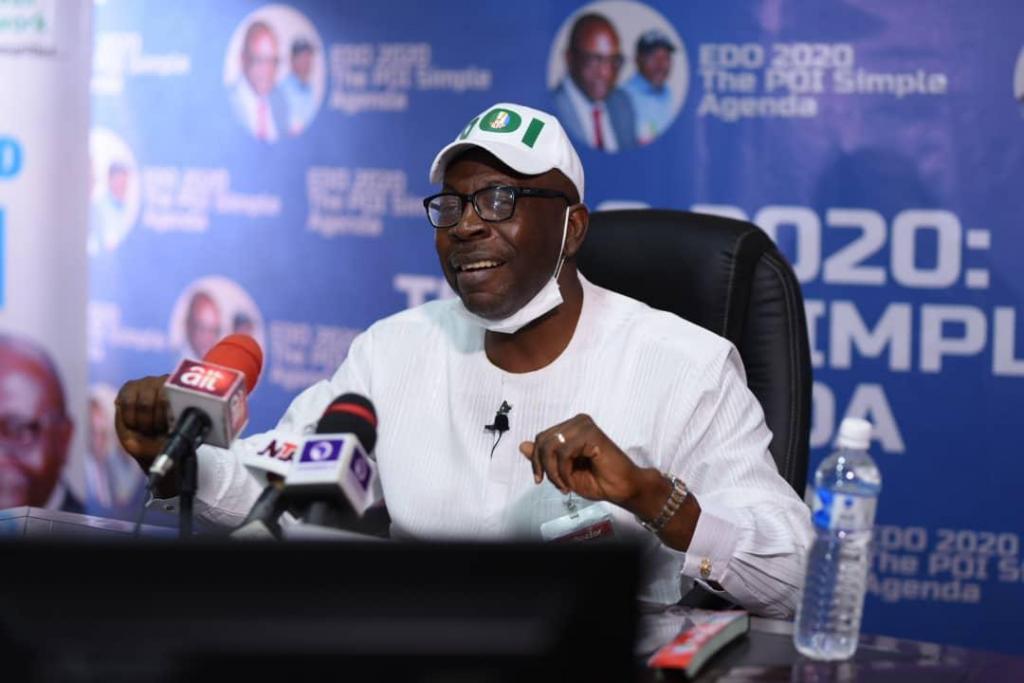 APC candidate for Edo State Governor Pastor Osagie Ize-Iyamu