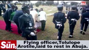 Flying Officer Tolulope Arotile laid to rest in Abuja [Video]