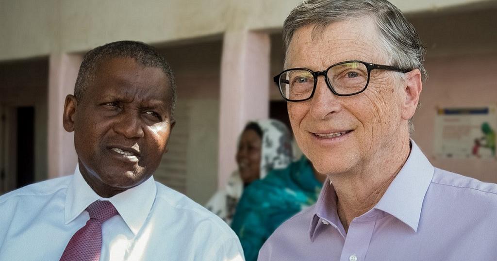Aliko Dangote with Bill Gates