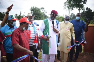 Edo: Ize-Iyamu commissions borehole, pledges to develop rural communities
