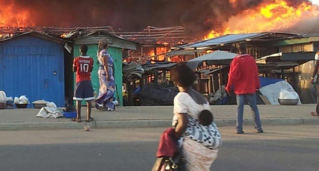 market-fire