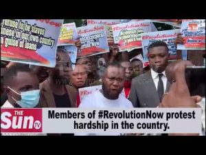 Members of #RevolutionNow protest hardship in the country [Video]
