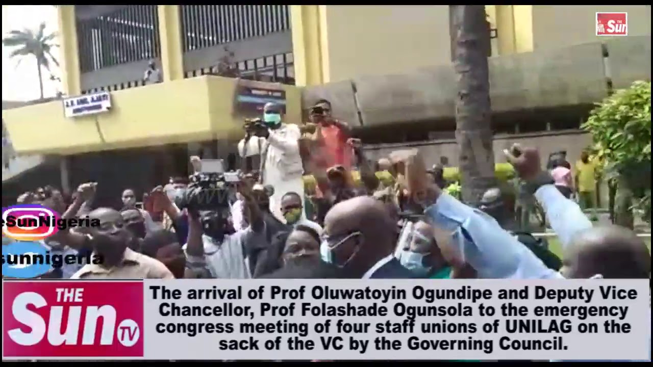 UNILAG: Prof. Ogundipe, Deputy VC arrive emergency congress meeting [Video]