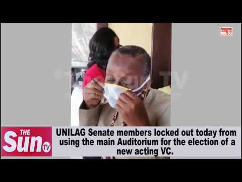 UNILAG Senate members locked out from using Auditorium for the election of new acting VC [Video]
