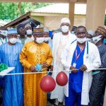 Kebbi State Health Commissioner Jafar Mohammed representing Governor Abubakar Bagudu at the commissioning of the hospital wards at the Premier Specialist Hospital, Sir Yahaya Memorial Hospital, Birnin Kebbi