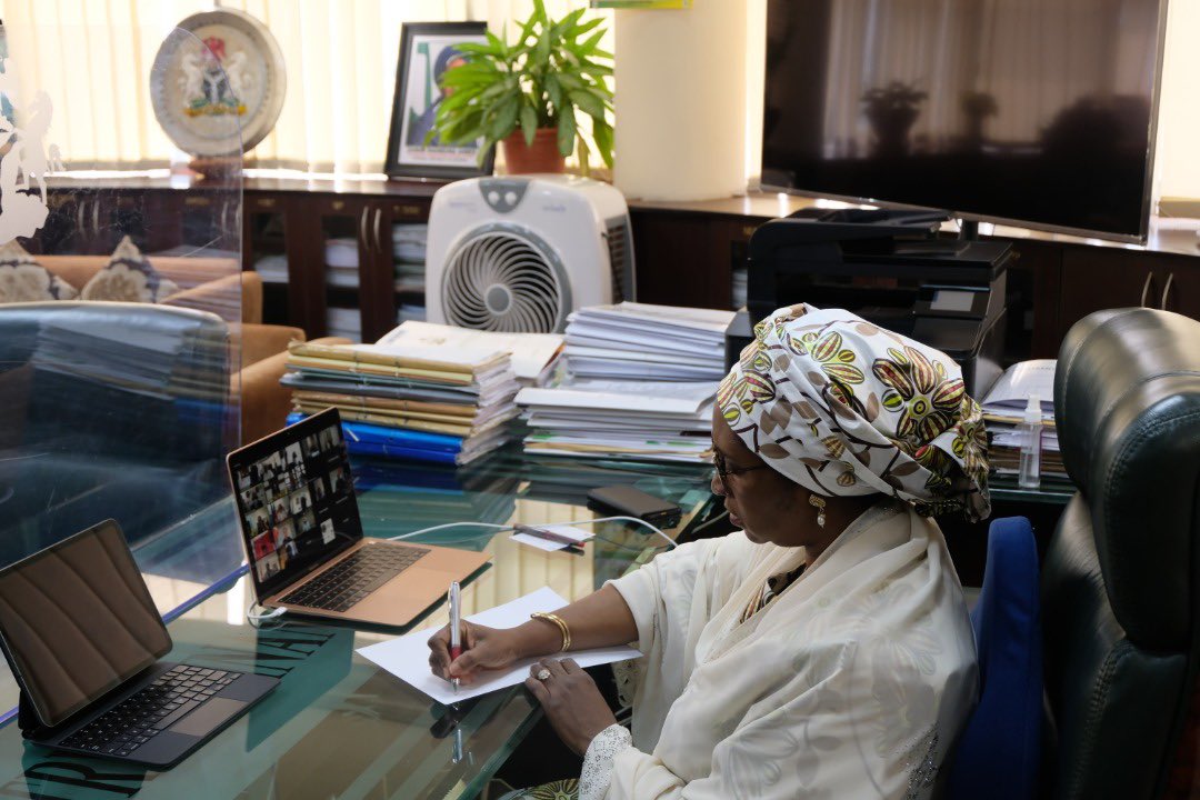 Minister of Finance, Budget and National Planning, Mrs Zainab Ahmed