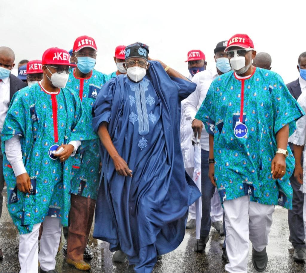Ondo 2020: Tinubu, Akande, governors storm Akure for Akeredolu