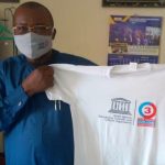 Commissioner for Education, Abia State, Dr Kanaelechi Nwangwa, displaying support for the programme