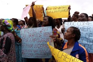 bayelsa-women-shut-down-nddc-office-protest-neglect