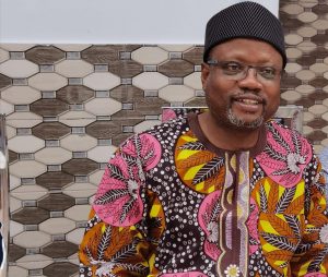 Pastor Peters Osawaru Omoragbon, candidate of the National Conscience Party (NCP)