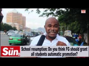 VOXPOP: School resumption: Should FG grant all students automatic promotion?