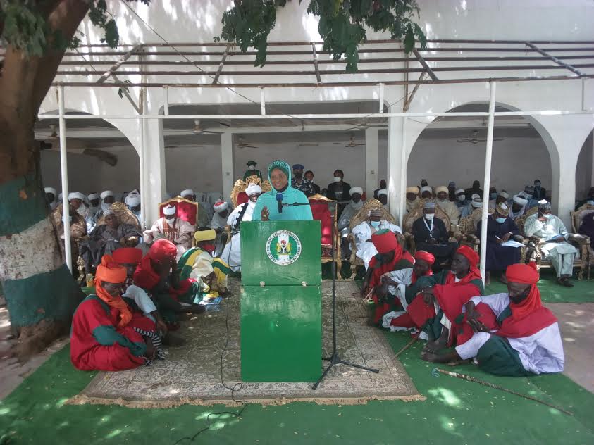 Dr Zainab Bagudu (C)