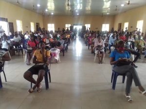 A cross section of participants at the workshop