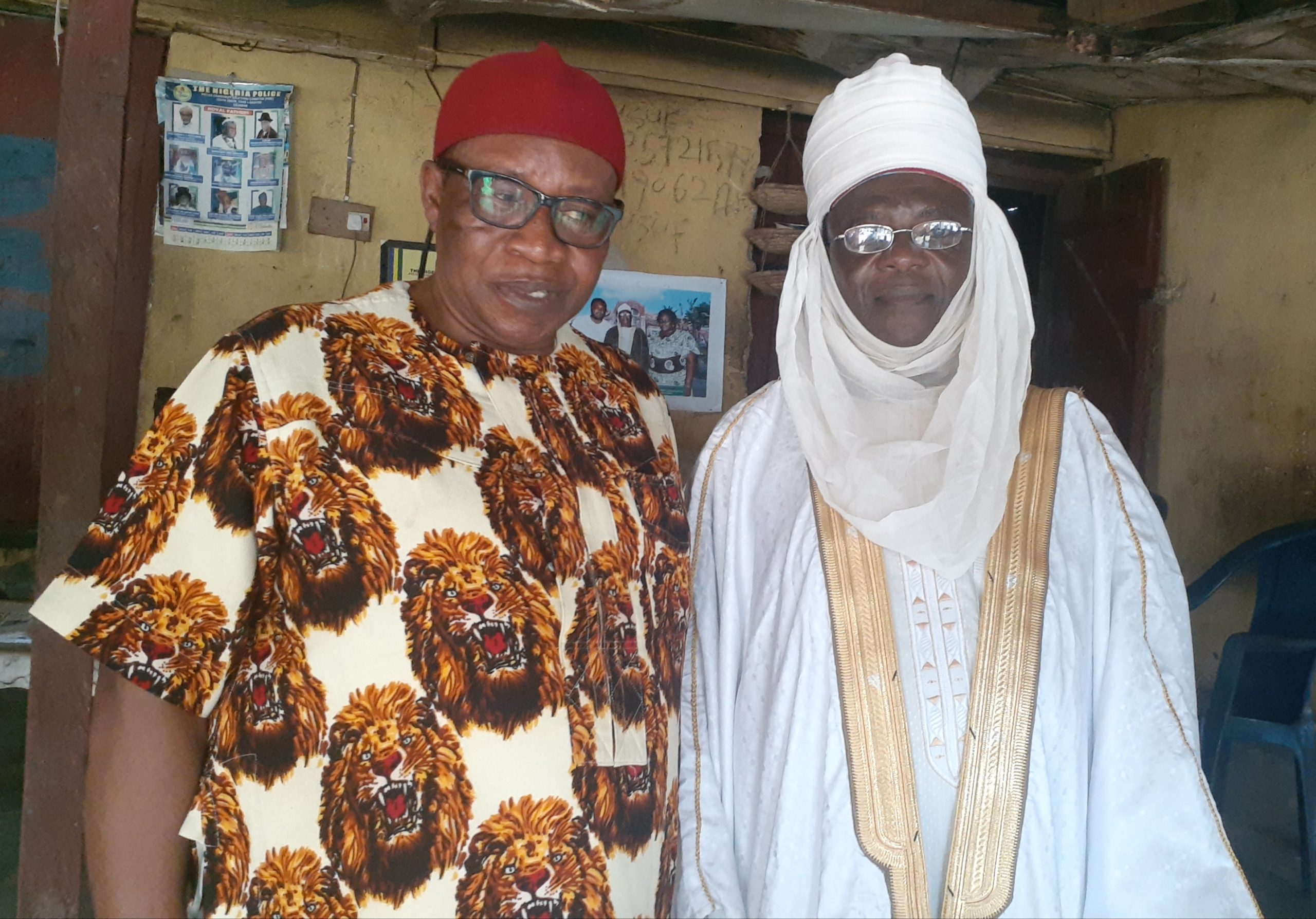 From left: Chief Ugoji Nwabueze, President Ohanaeze, CRS, and SSA to Gov Ben Ayade on Non Indigenes, and Sarki Lawal posing for a pix during the courtesy call on the later in Calabar