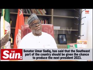 2023: Equity, fair play in favour of S’East, says Senator Umar Sadiq [VIDEO]