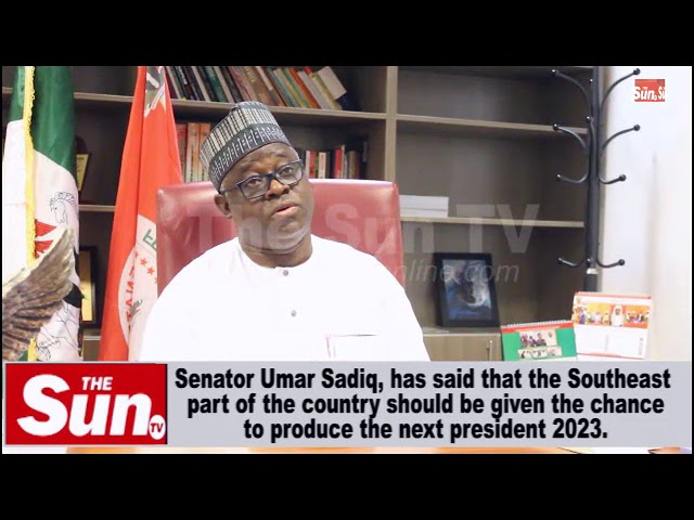 2023: Equity, fair play in favour of S’East, says Senator Umar Sadiq [VIDEO]