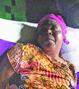 Chidimma on sick bed 1