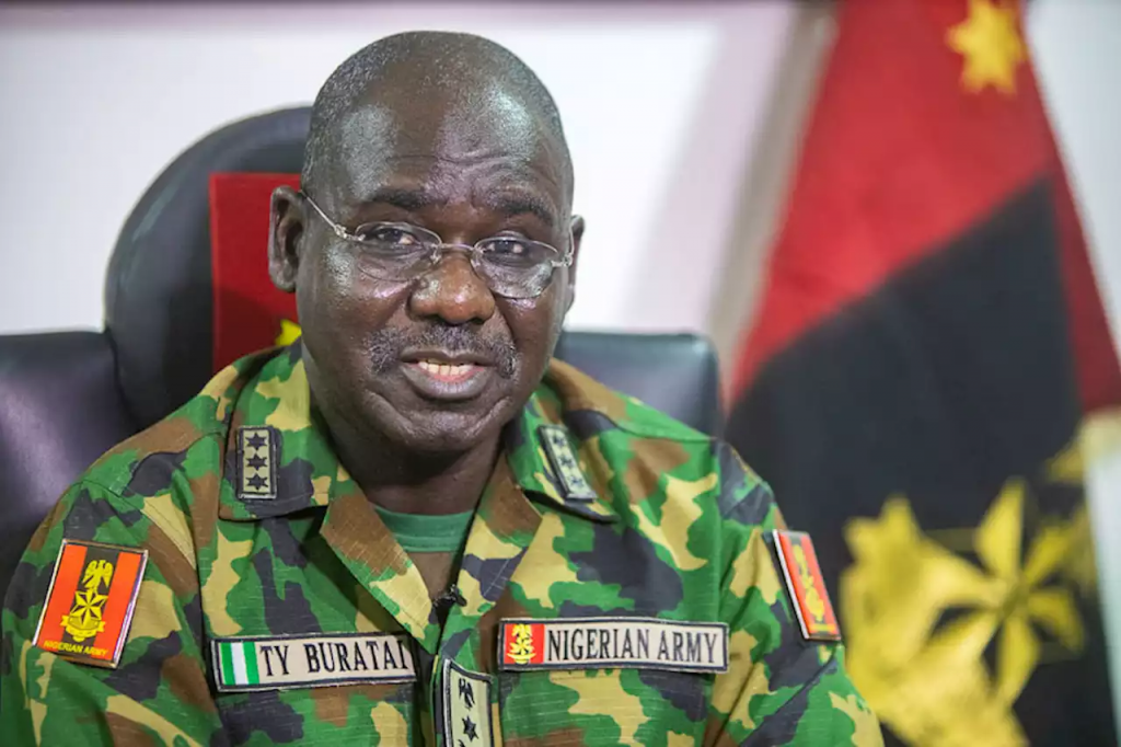 Chief of Army Staff Lt-Gen Tukur Buratai