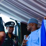 L-R: Inspector-General of Police Mohammed Adamu, Kogi State Governor Yahaya Bello