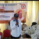 Prince Bisi Yusuf, Lawmaker representing Alimosho Constituency 1 at the Lagos State House of Assembly speaking at the Constituency Stakeholders’ Meeting on Thursday