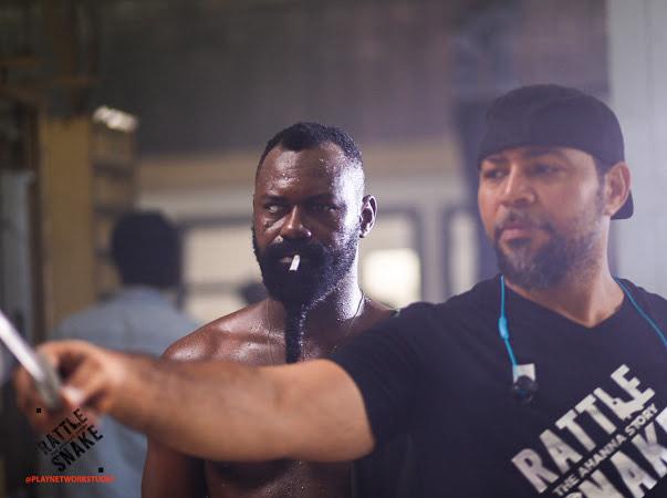 Ramsey Nouah in action in Rattlesnake