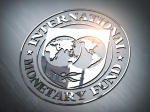 IMF International Monetary Fund symbol or sign. 3d illustration