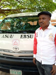 EBSU ASUU Chairman Dr Ikechukwu Igwenyi
