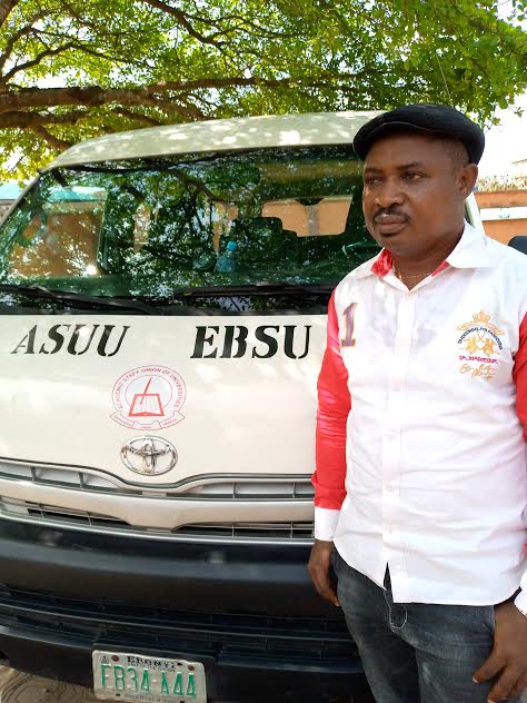 EBSU ASUU Chairman Dr Ikechukwu Igwenyi