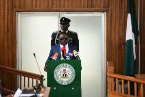 Cross River State Governor Ben Ayade presenting 2021 Budget to State House of Assembly