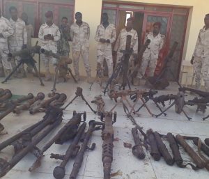 Sudan forces seize large amounts of weapons in eastern state