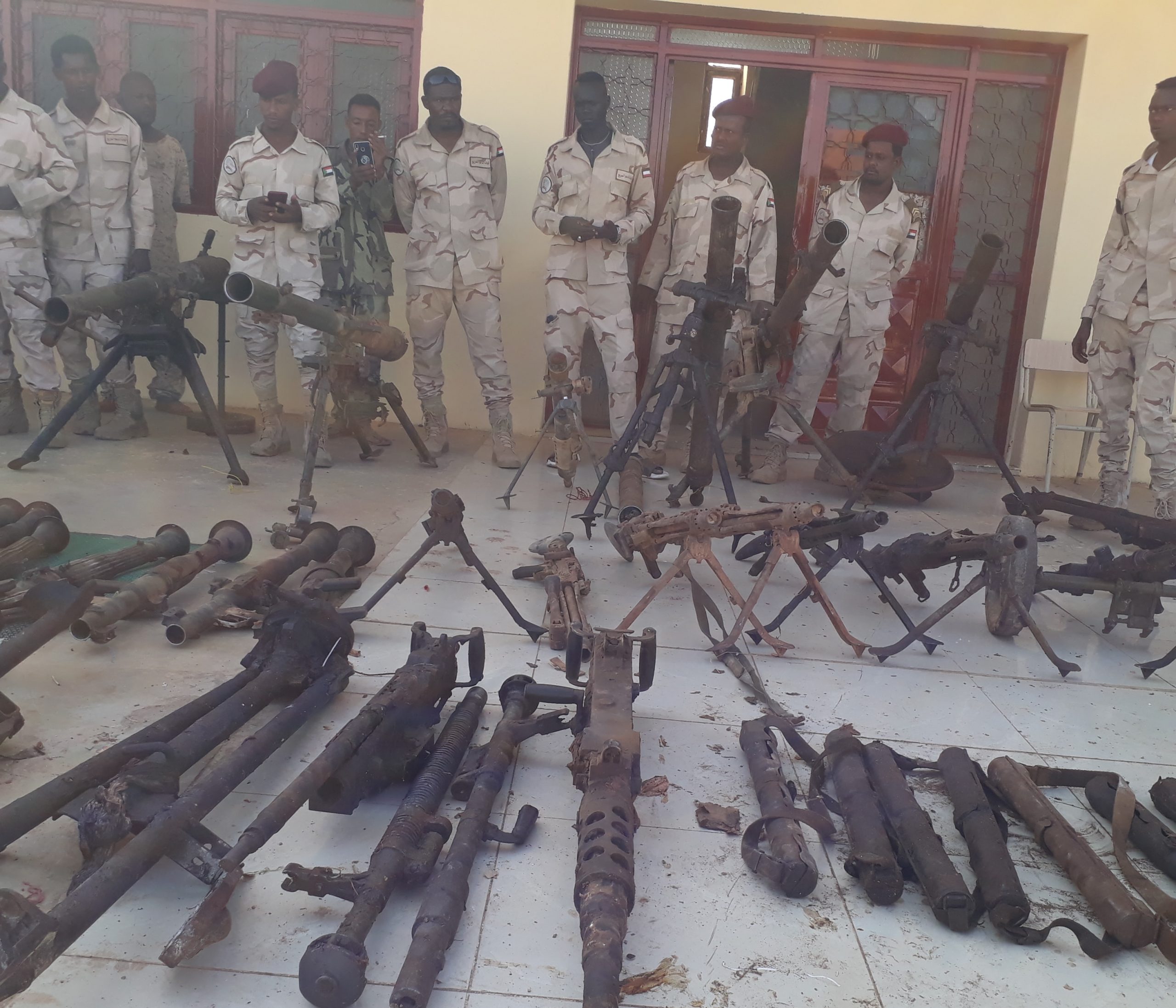 Sudan forces seize large amounts of weapons in eastern state