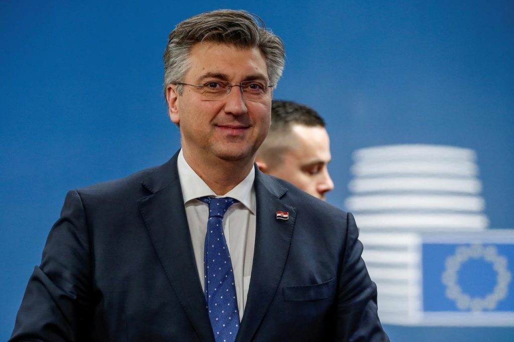 Croatian Prime Minister Andrej Plenkovic