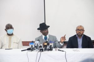 Commissioner for Information Charles Aniagwu (C)