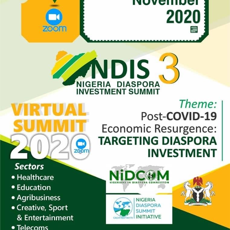 3,000 participants expected at 3rd Nigeria Diaspora Investment Summit
