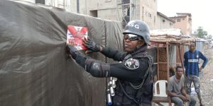 Lagos task force demolishes 1,700 illegal shanties in Fagba