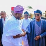 SAN Kunle Rasheed Adegoke (L), Osun State Governor Gboyega Oyetola