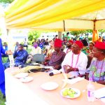 Ohanaeze President Okeke Ogene (l) with others at event